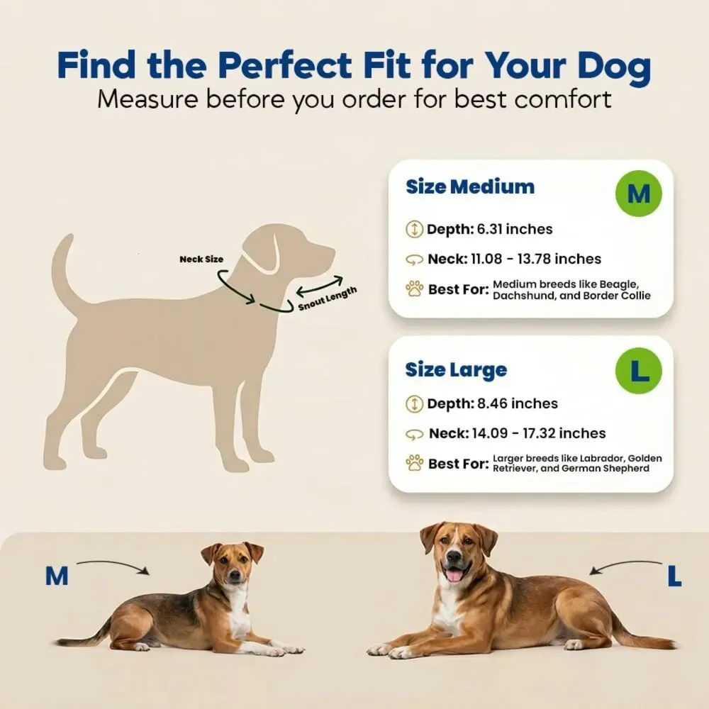 Soft Dog Cone Collar - M